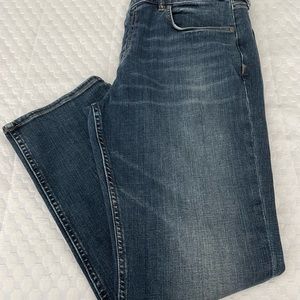 Banana republic, slim fit, rapid movement jeans.